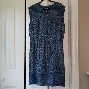 Loft Capped Sleeve Dress